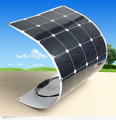 Hoog rendement100w Semi Flexibel Bendable Zonnepaneel leverancier