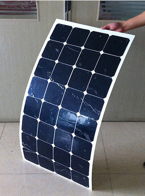 Hoog rendement100w Semi Flexibel Bendable Zonnepaneel leverancier