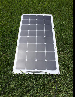 Hoog rendement100w Semi Flexibel Bendable Zonnepaneel leverancier